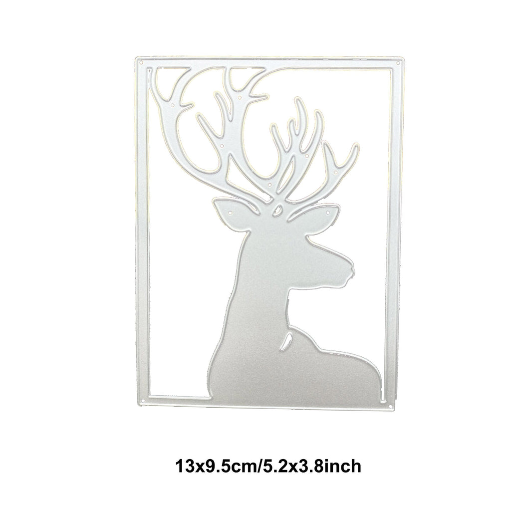 Christmas Deer Metal Die Cut | DIY Scrapbooking Card Making