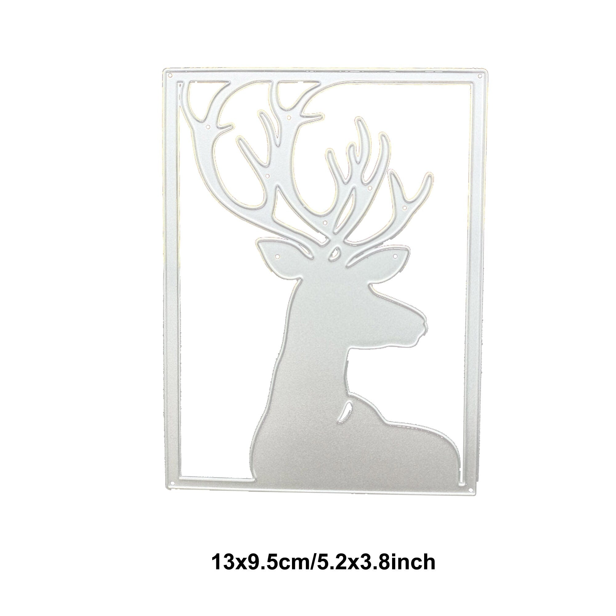 Christmas Deer Metal Die Cut | DIY Scrapbooking Card Making