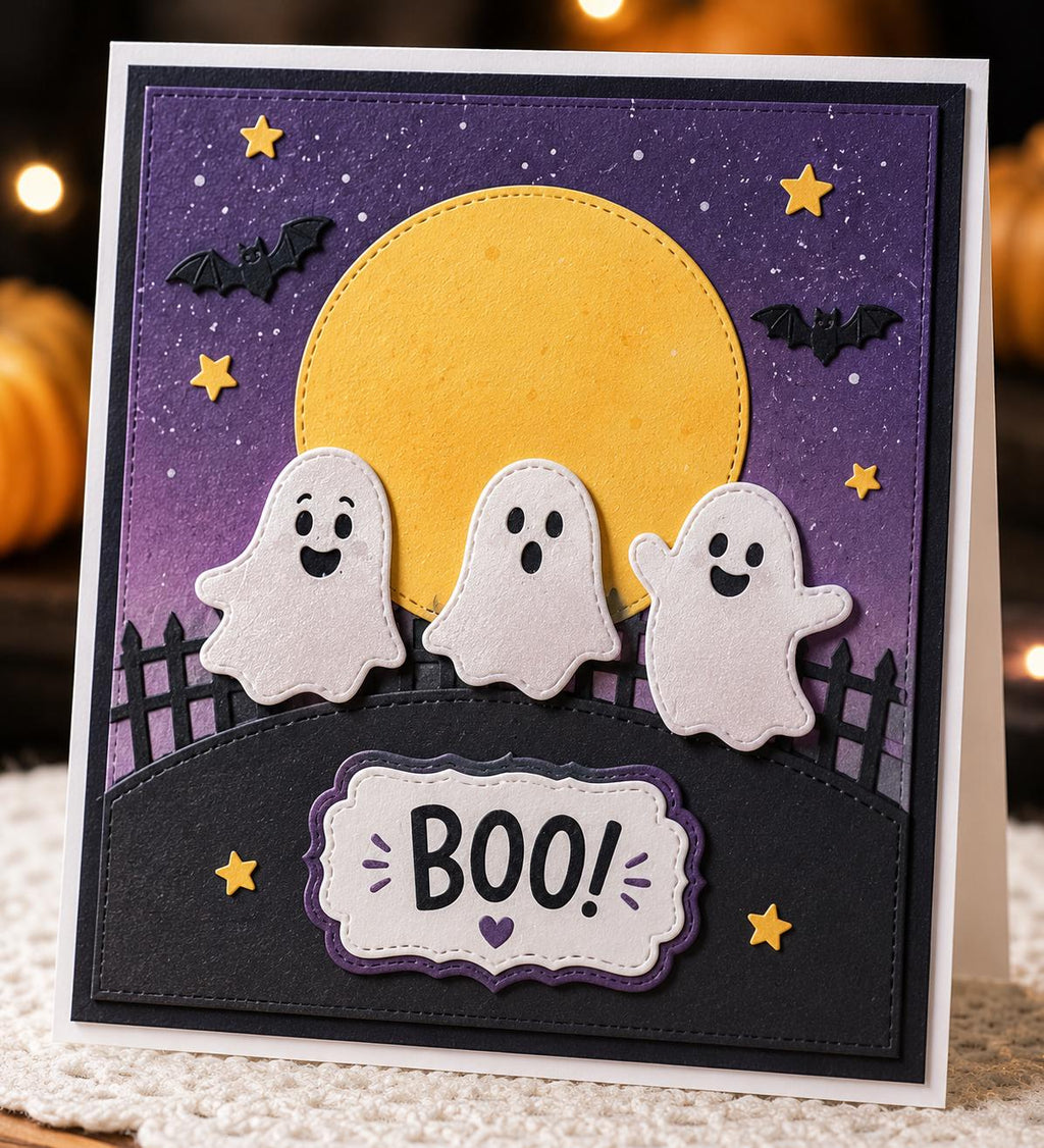 Halloween Ghost Metal Die Cut | Scrapbooking Card Making