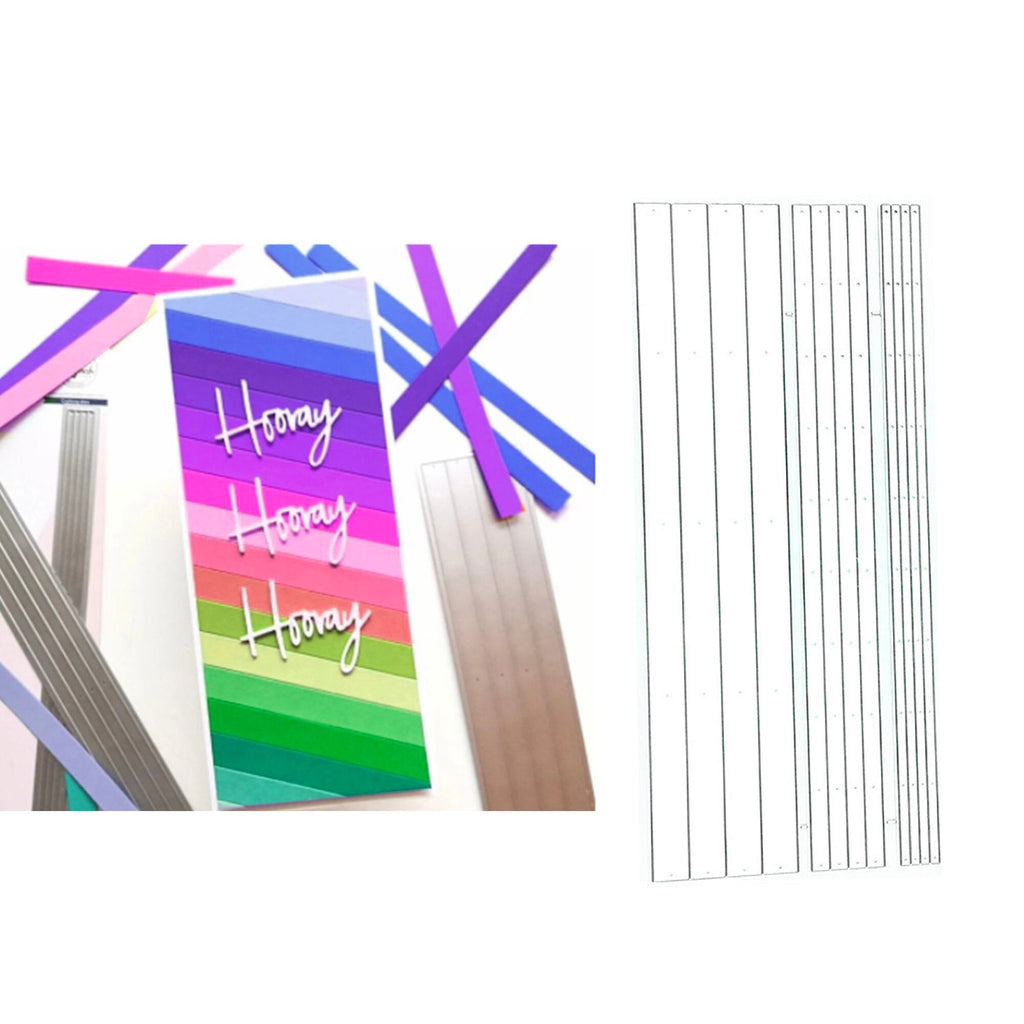Multi Width Strip Metal Cutting Die for Cards and Paper Crafts