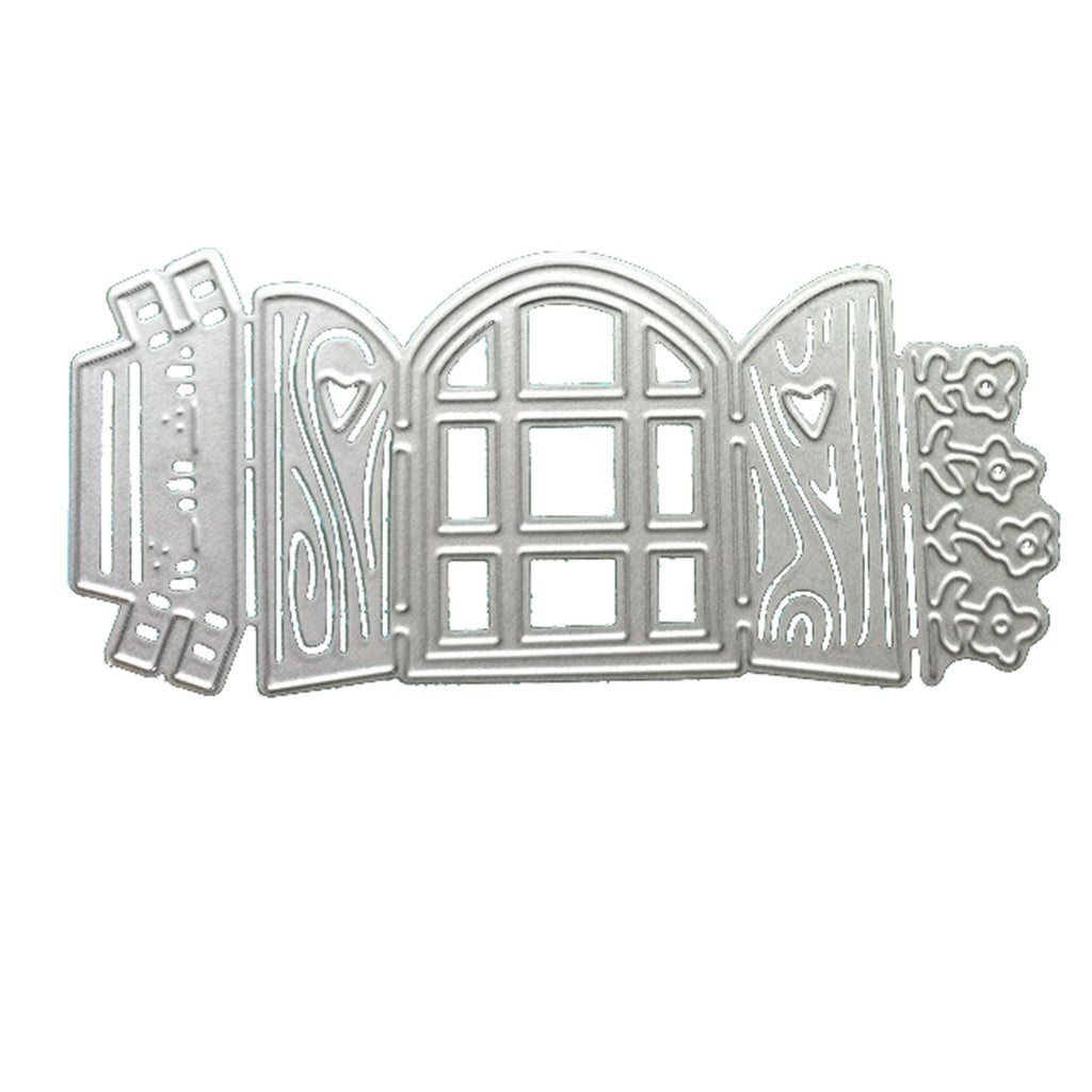 Window with Plants Metal Cutting Die for Cards and Scrapbooks