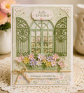 Window with Birds Metal Cutting Die | Scrapbooking, Card Making Craft Tool