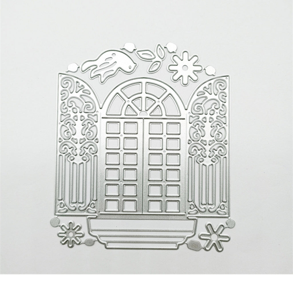Window with Birds Metal Cutting Die | Scrapbooking, Card Making Craft Tool