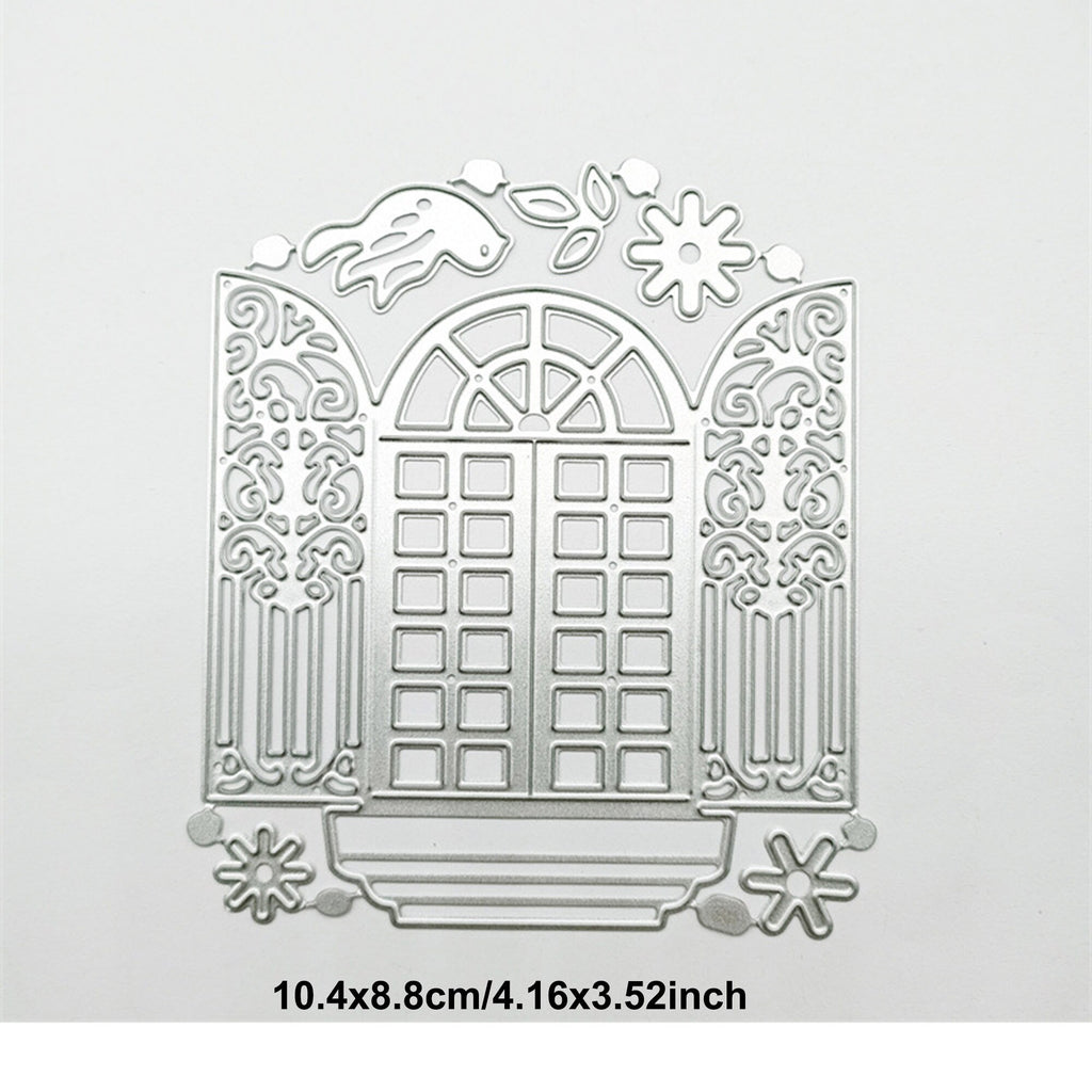 Window with Birds Metal Cutting Die | Scrapbooking, Card Making Craft Tool