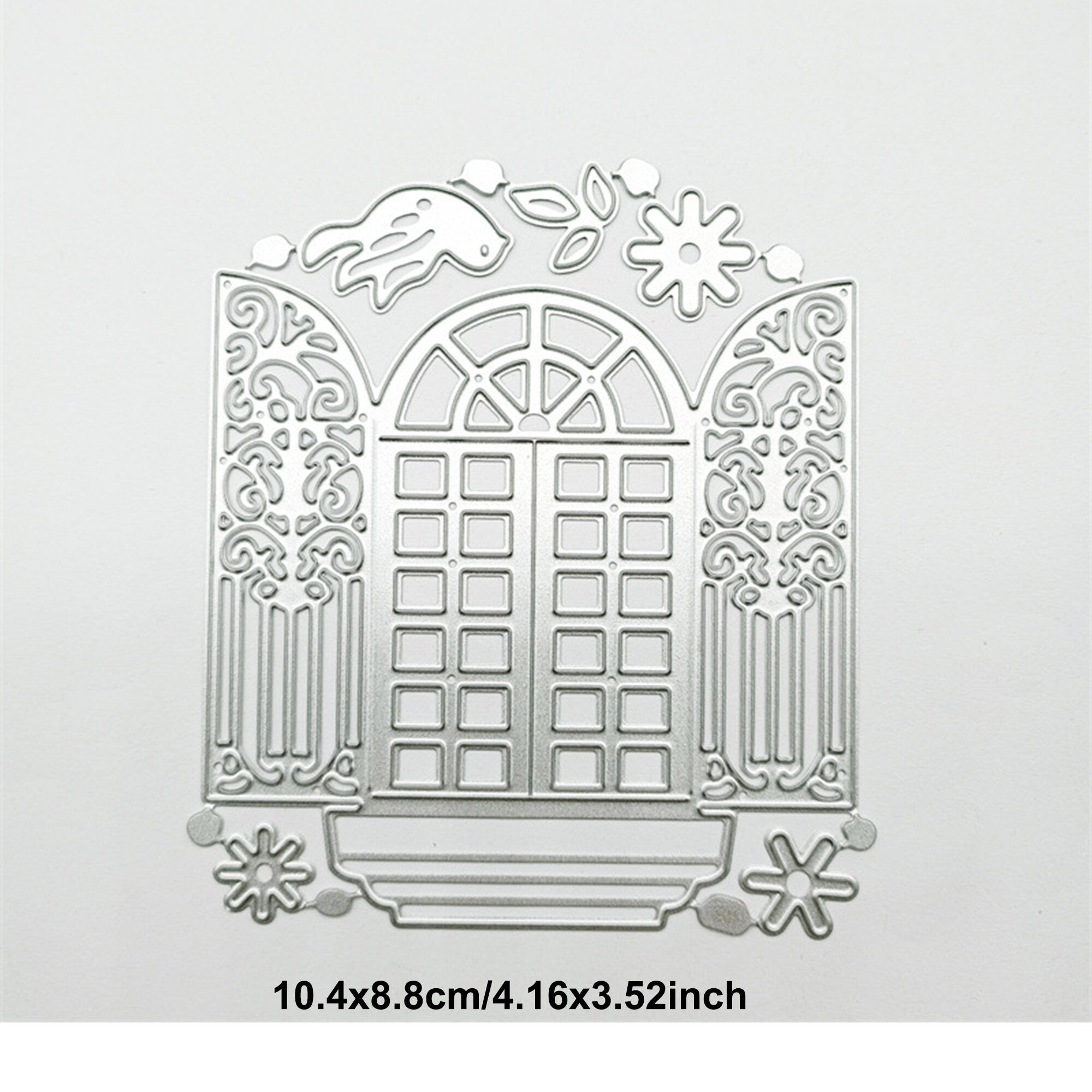 Window with Birds Metal Cutting Die | Scrapbooking, Card Making Craft Tool