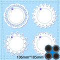 Lace Border Metal Cutting Die for Cards and Scrapbooks