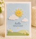 Sun Moon and Cloud Metal Cutting Die for Cards