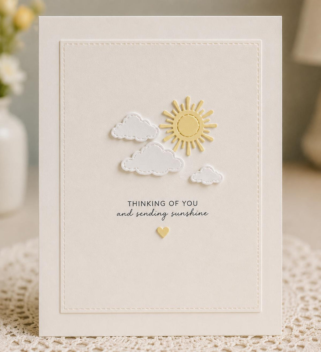 Sun Moon and Cloud Metal Cutting Die for Cards