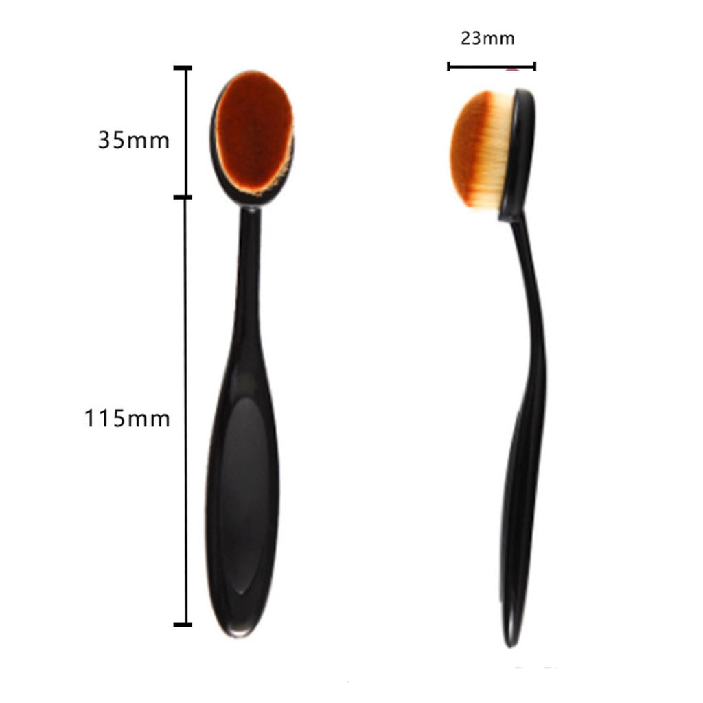 6 Craft Ink Blending Brushes / Black handle Broad Application/ Crafter Color Blend brushes