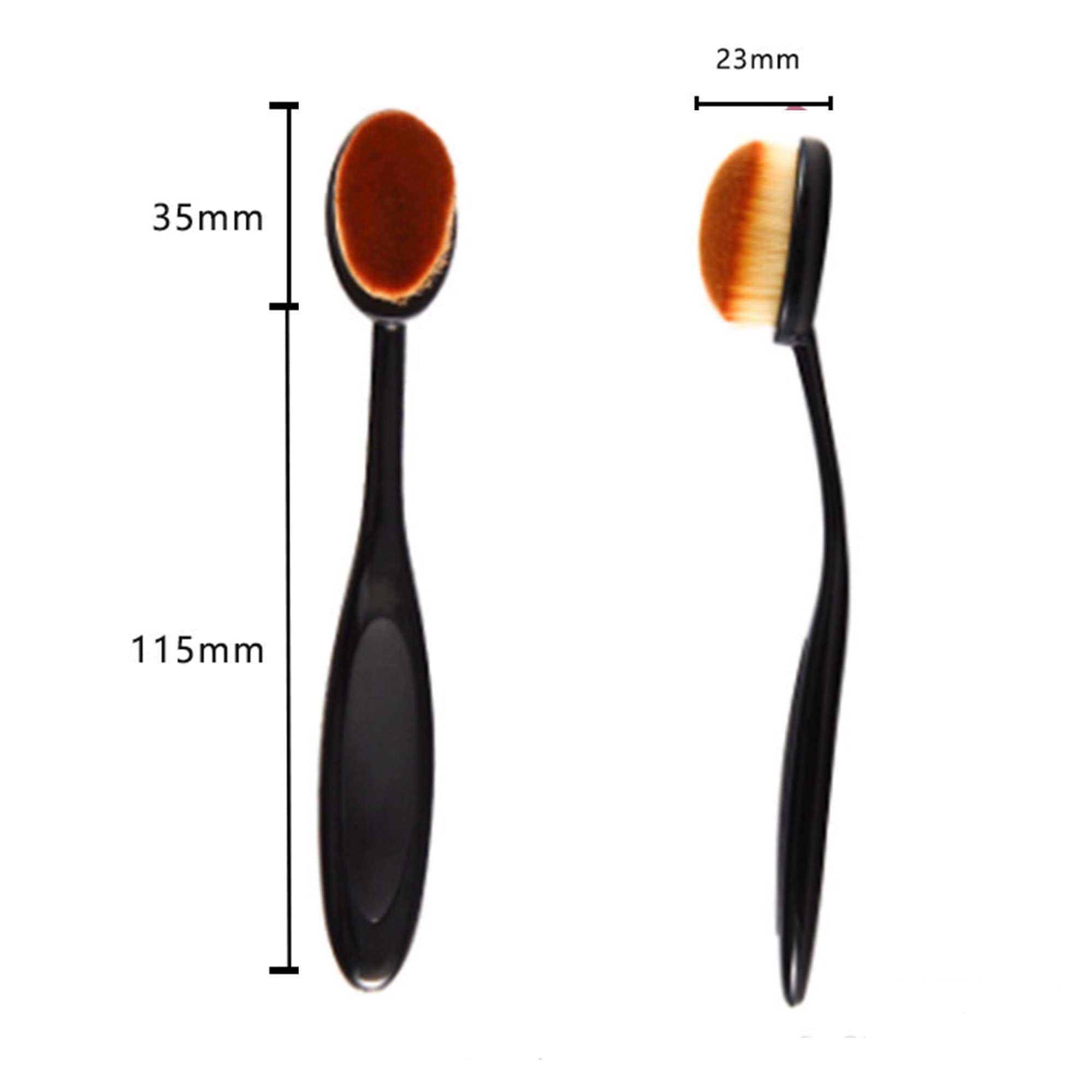 6 Craft Ink Blending Brushes / Black handle Broad Application/ Crafter Color Blend brushes