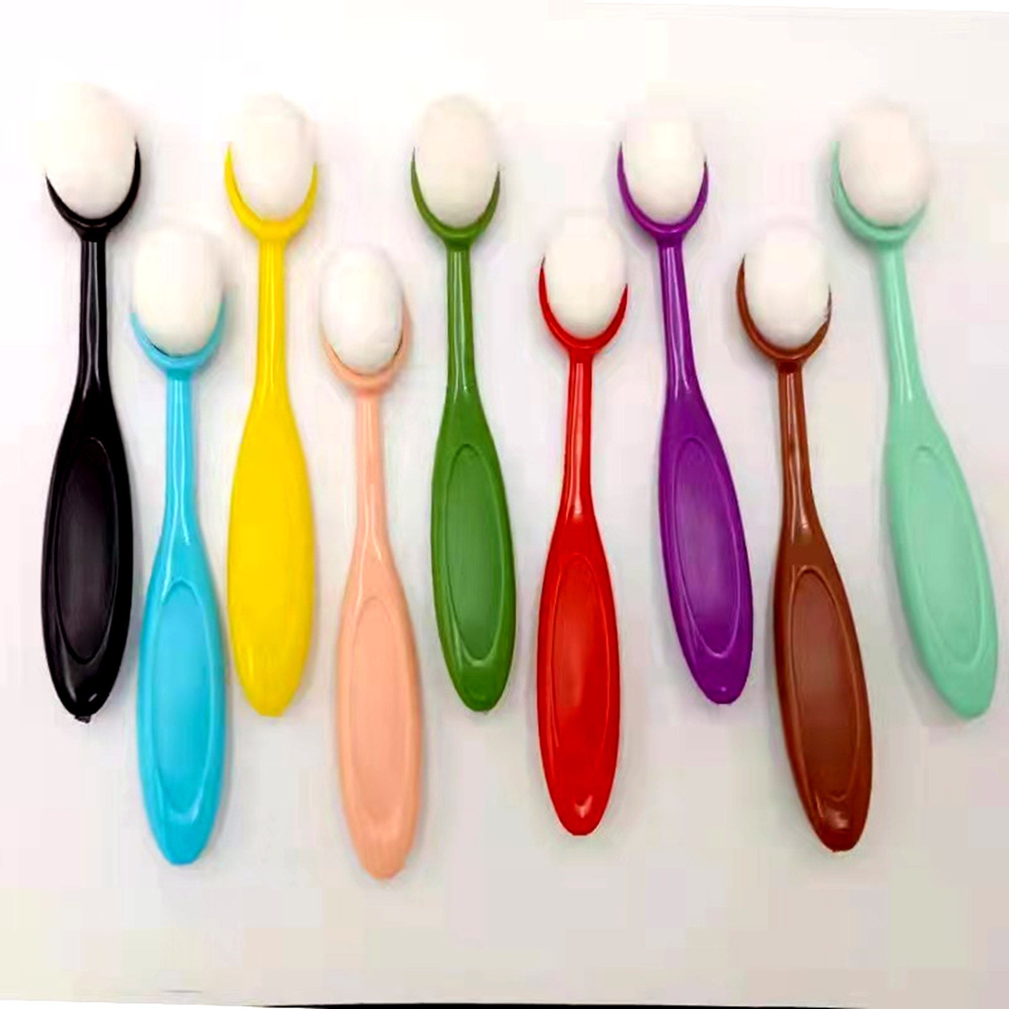 9 Ink Blending Brushes with Soft Nylon Heads for Paper Crafts