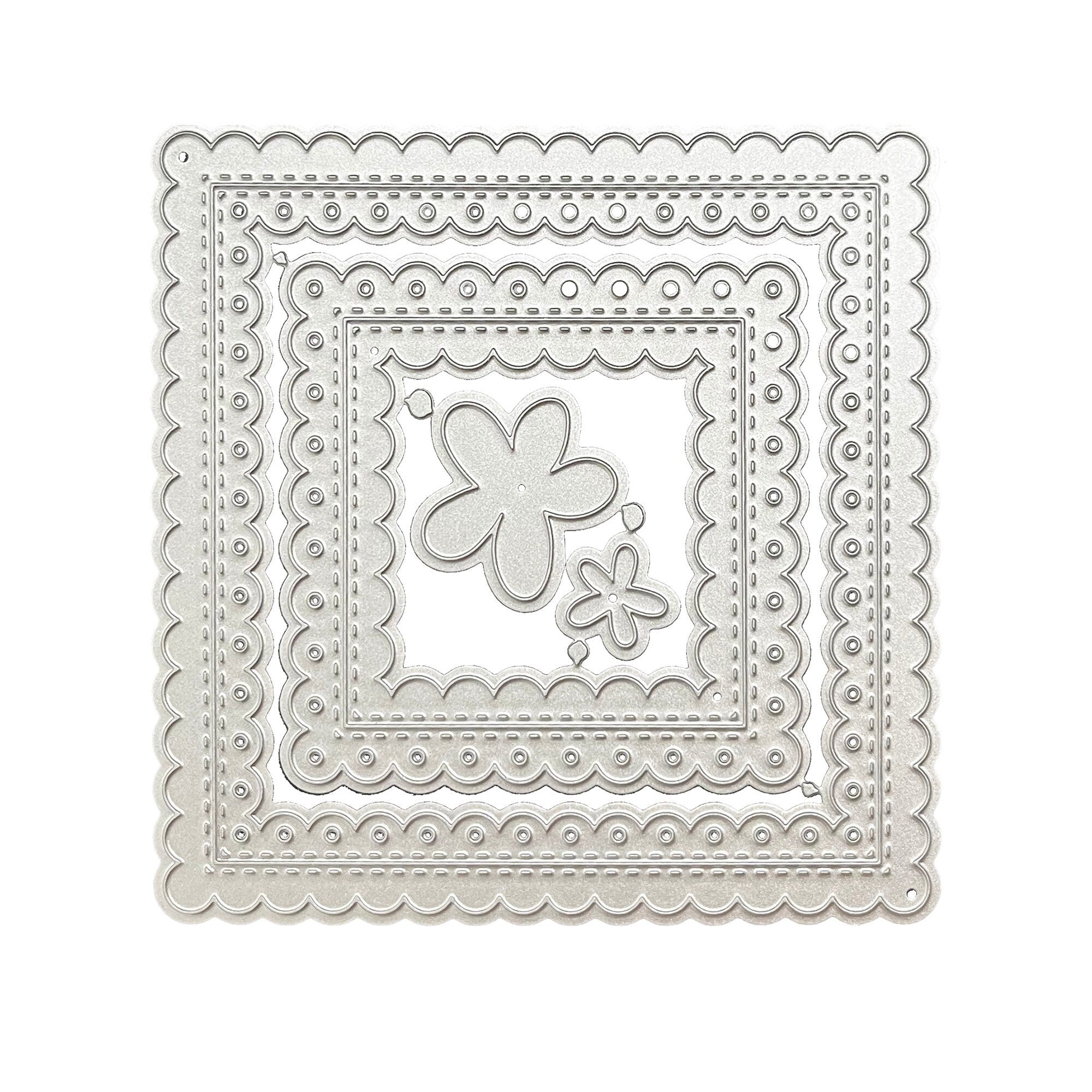 Stitched Wave Border Dies, Metal Cutting Dies for Scrapbook Cards