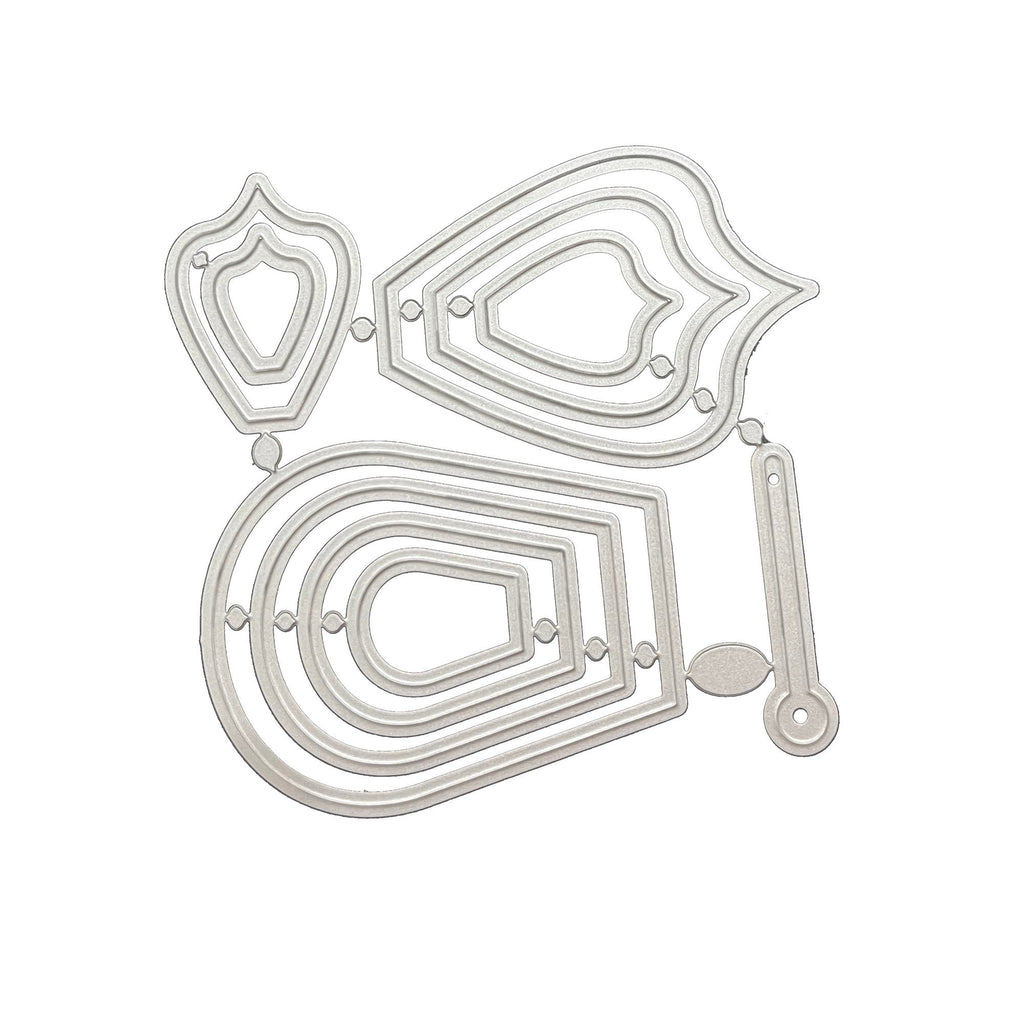 Flower Petals Metal Cutting Dies, DIY Scrapbooking Stencils