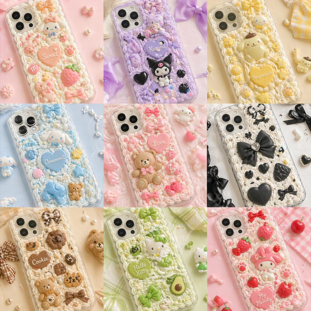 Decoden Cream Glue 100g, Fake Whipped Cream for DIY Phone Case, Kawaii Crafts