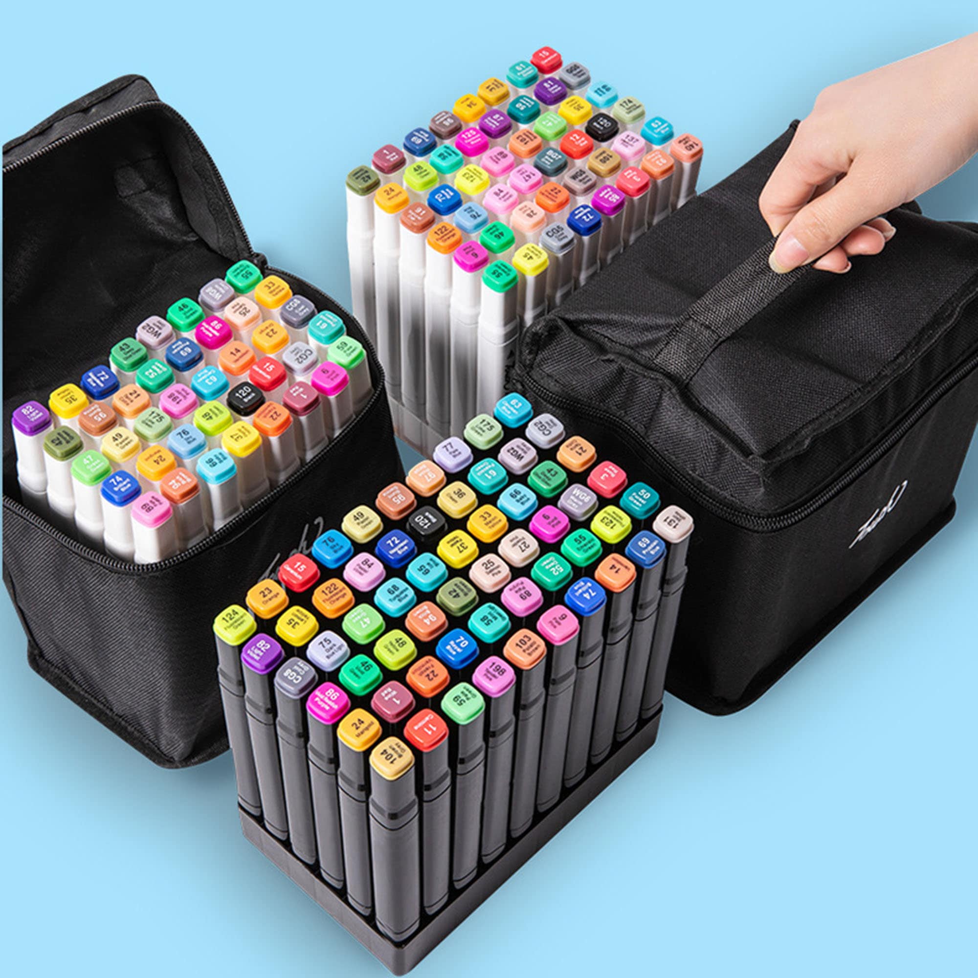 Dual Tip Alcohol Marker Set, Sketching, Drawing, Animation