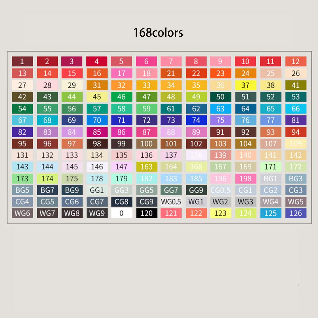 Dual Tip Alcohol Marker Set, Sketching, Drawing, Animation