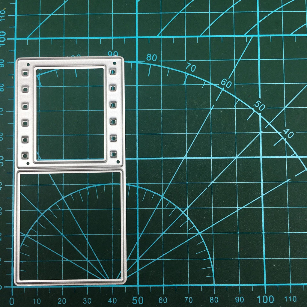 Film Frame Metal Cutting Die, Photo Frame Stencil for Scrapbook Cards