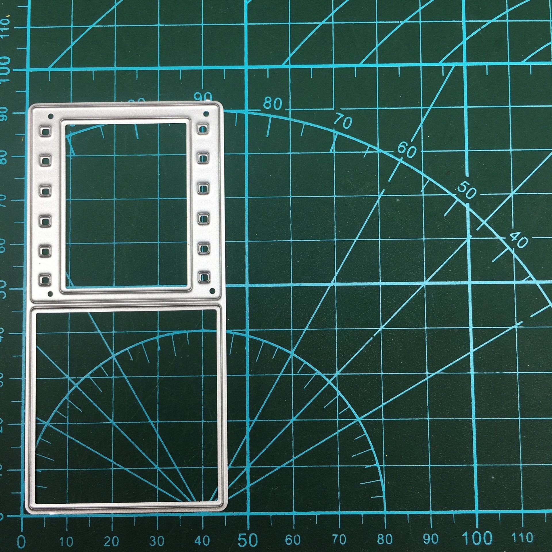 Film Frame Metal Cutting Die, Photo Frame Stencil for Scrapbook Cards