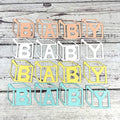 3D Baby Paper Die Cuts, 16pcs Baby Shower Scrapbook Card Making Shapes