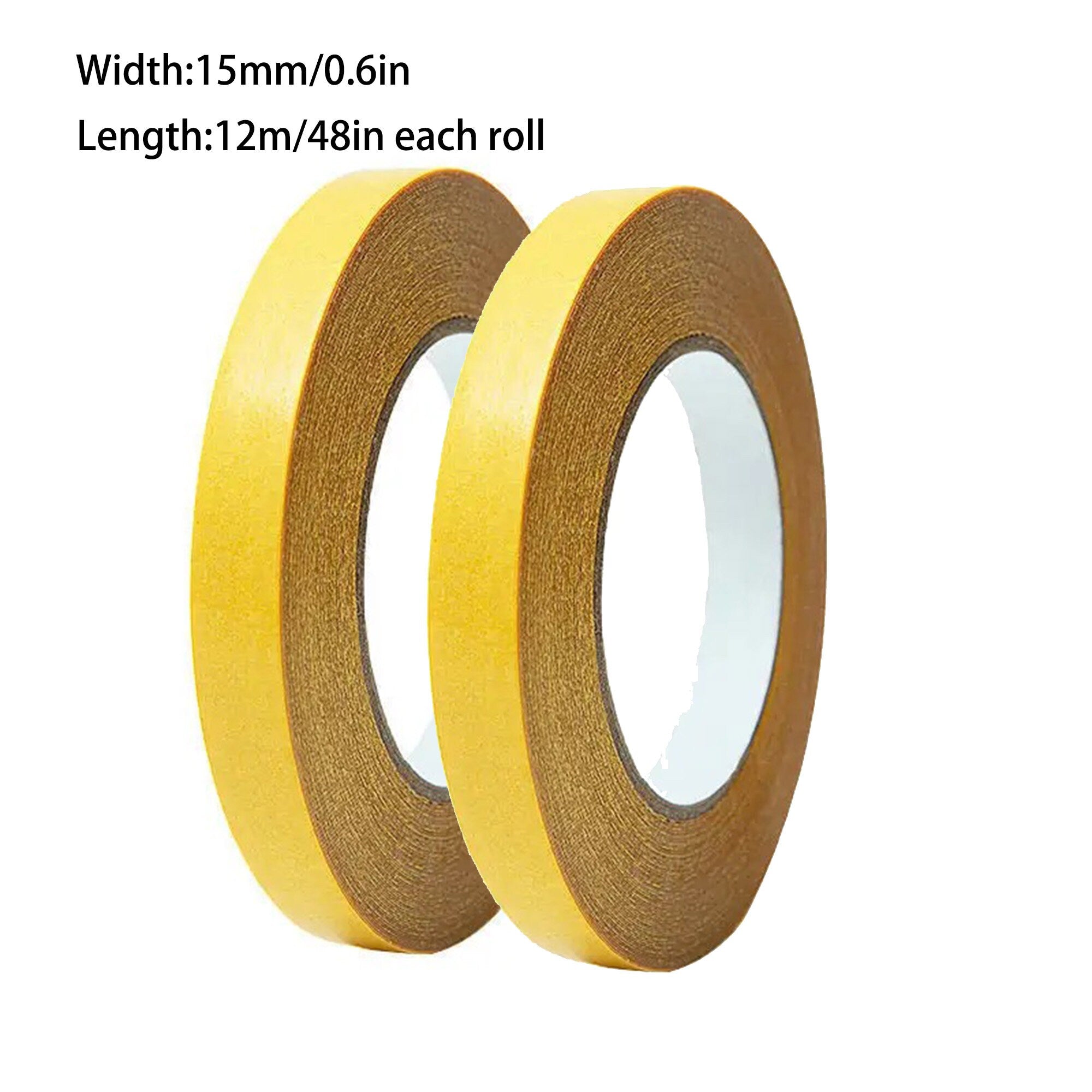 Ultra-Sticky Double-Sided Tape: Transparent, No Residue