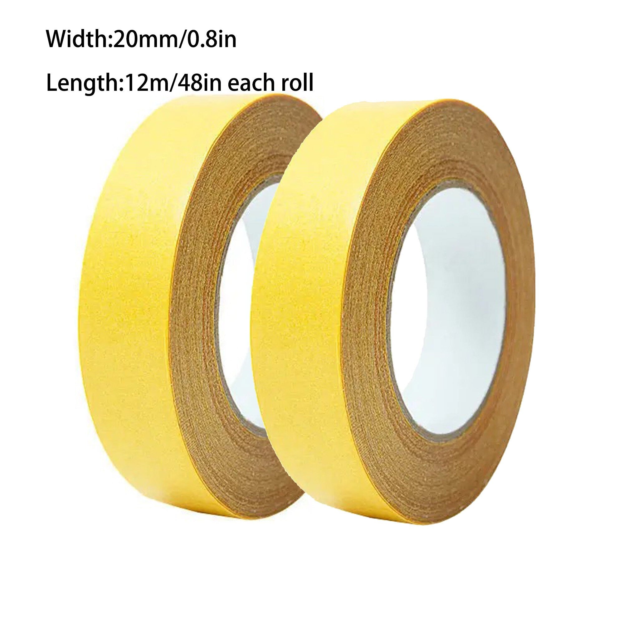 Ultra-Sticky Double-Sided Tape: Transparent, No Residue