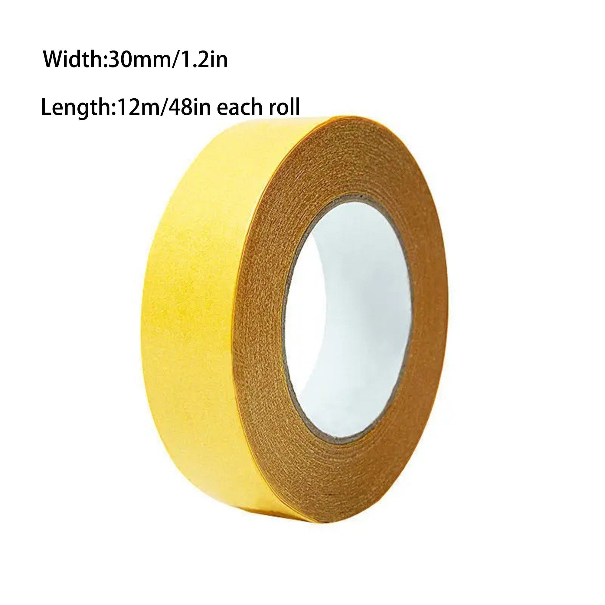 Ultra-Sticky Double-Sided Tape: Transparent, No Residue