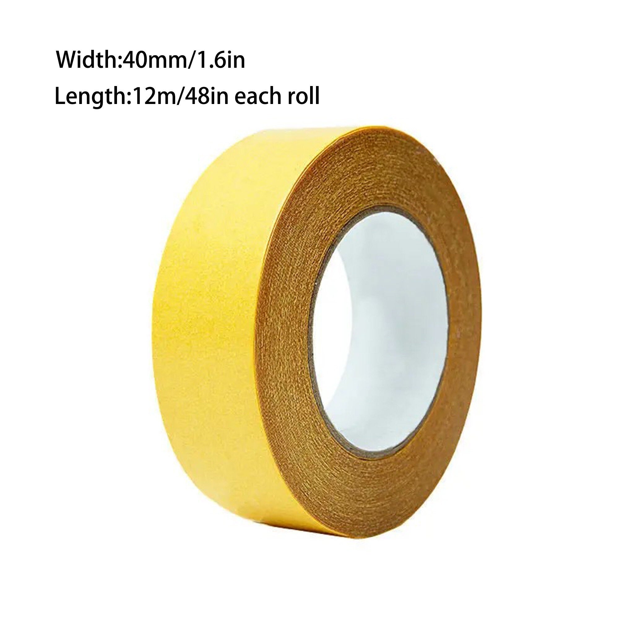 Ultra-Sticky Double-Sided Tape: Transparent, No Residue