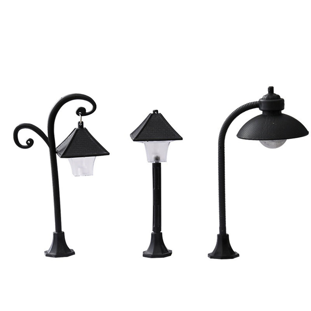 Miniature Street Lights for Fairy Gardens and Model Scenes