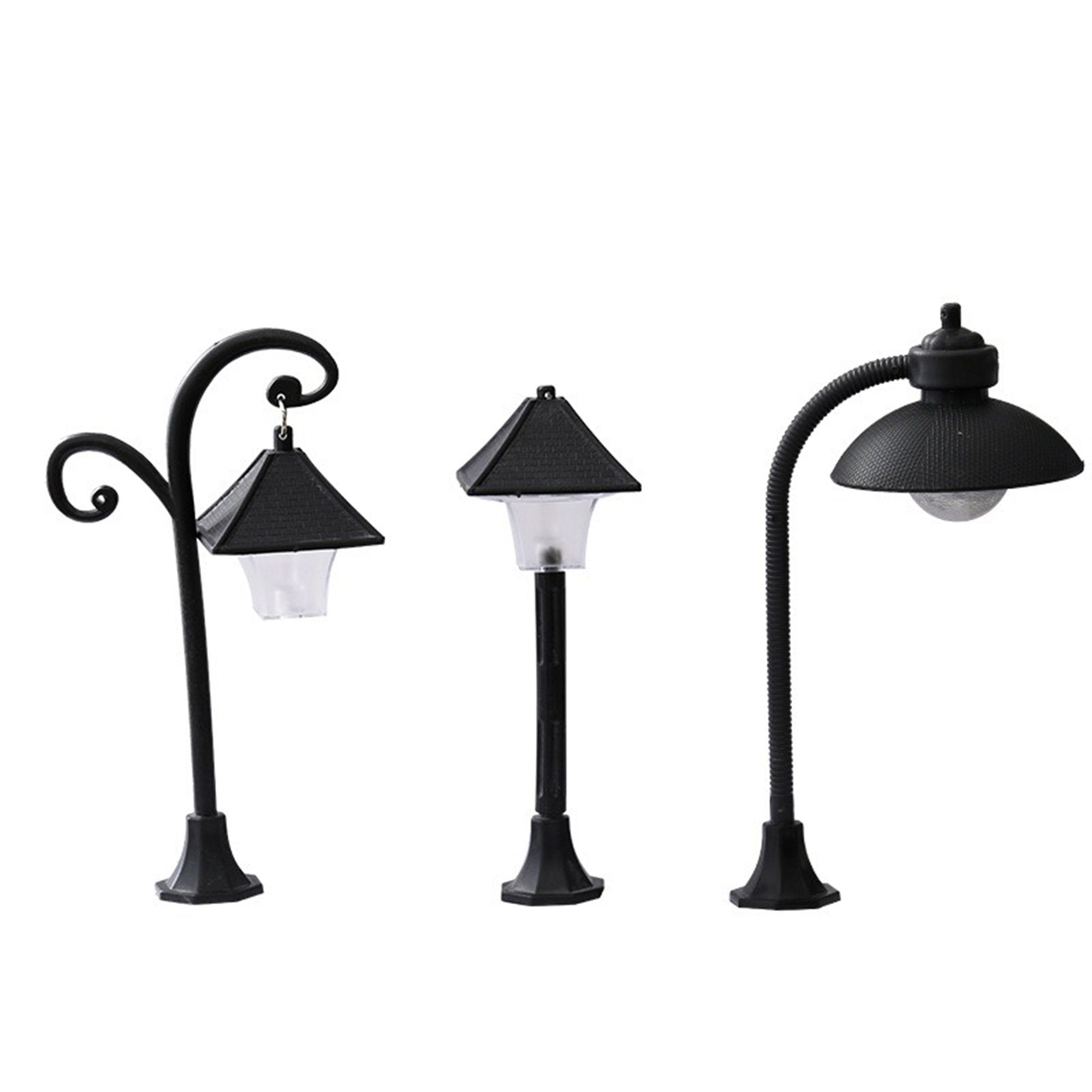 Miniature Street Lights for Fairy Gardens and Model Scenes