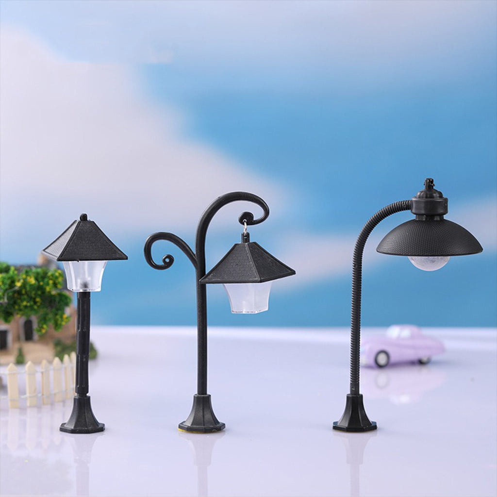 Miniature Street Lights for Fairy Gardens and Model Scenes