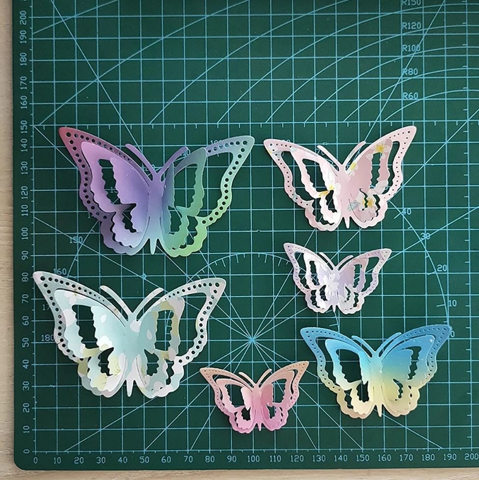 3D Butterfly Metal Die Cut Set, DIY Scrapbooking Stencil