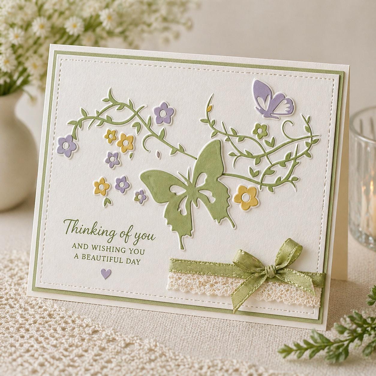 Butterfly Flower Embossing Folder for Scrapbooking & Crafts 105x148mm