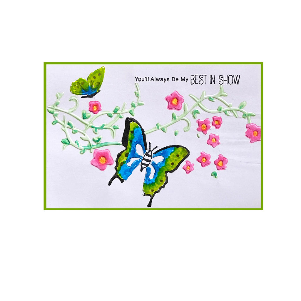 Butterfly Flower Embossing Folder for Scrapbooking & Crafts 105x148mm