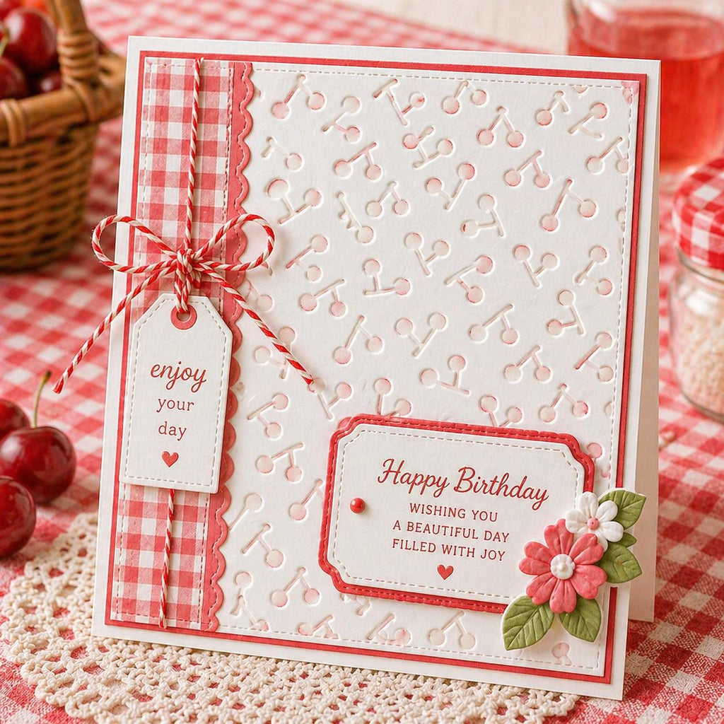 Fruits Berries Embossing Folder for Card Making and Scrapbooking 105x148mm