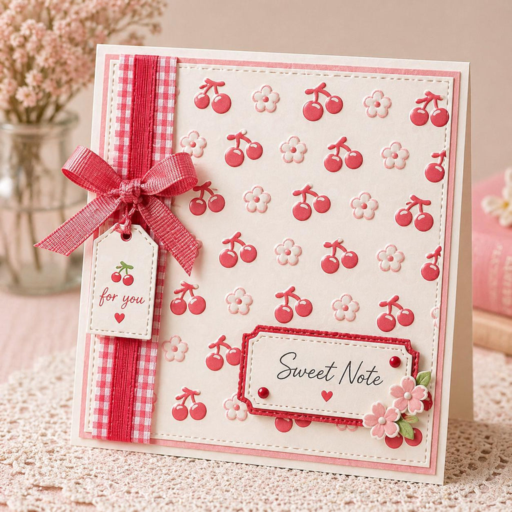 Fruits Berries Embossing Folder for Card Making and Scrapbooking 105x148mm