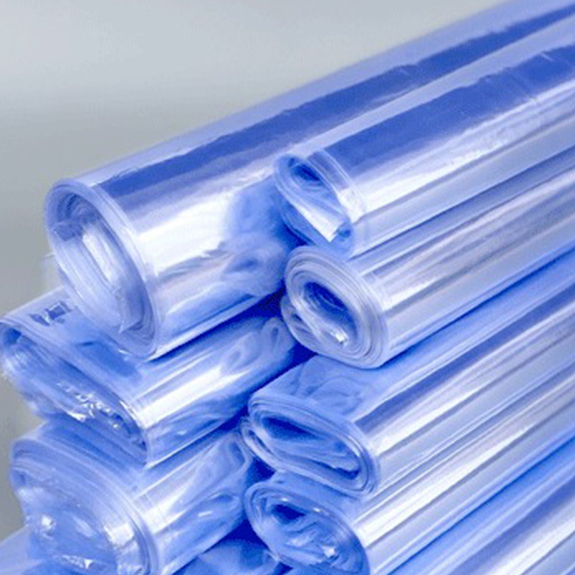 100 PVC Shrink Wrap Bags, Clear Heat Seal Bags for Small Packaging