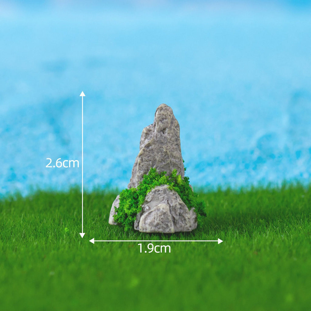 Miniature Mountain Waterfall Set, Fairy Garden Decor for DIY Landscapes