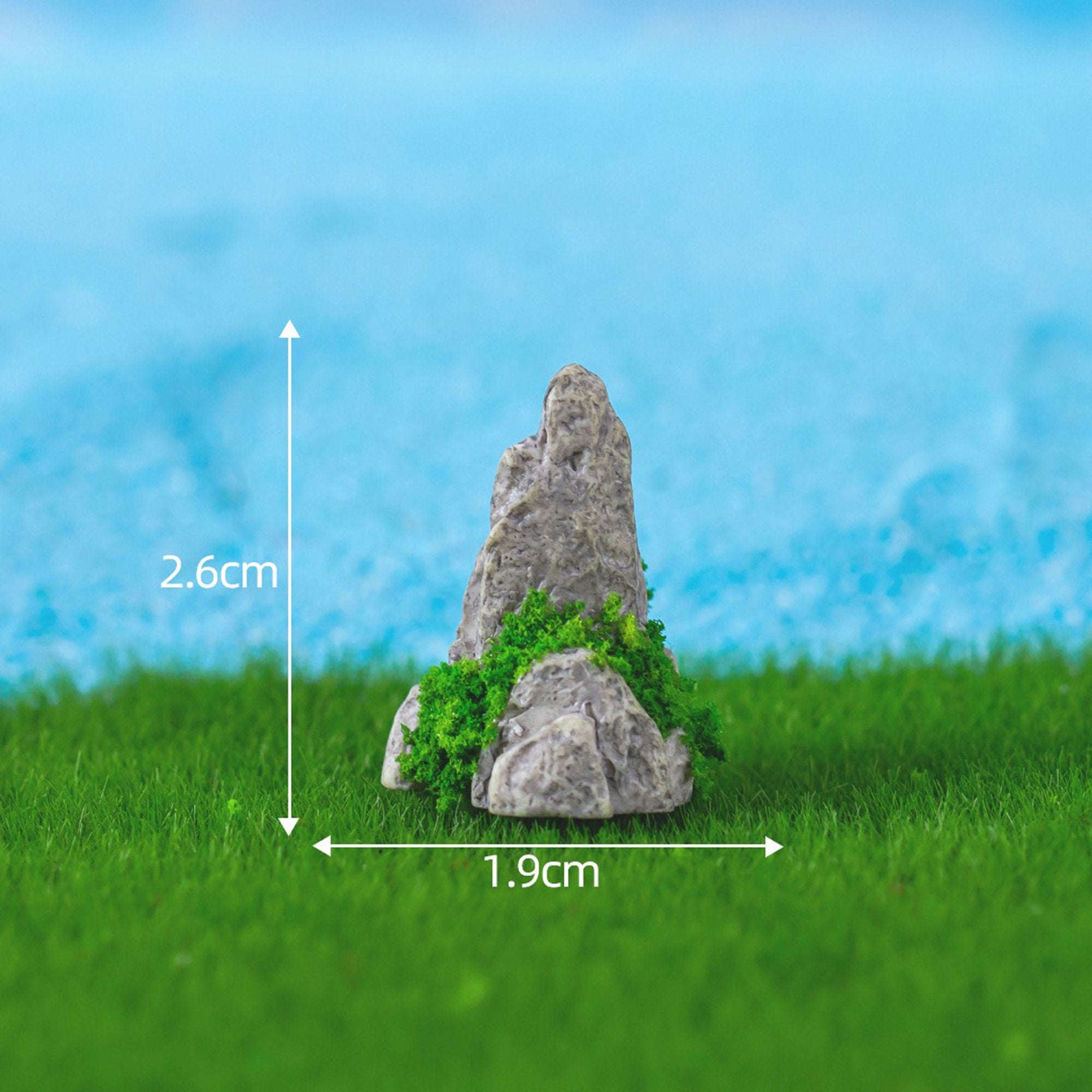 Miniature Mountain Waterfall Set, Fairy Garden Decor for DIY Landscapes