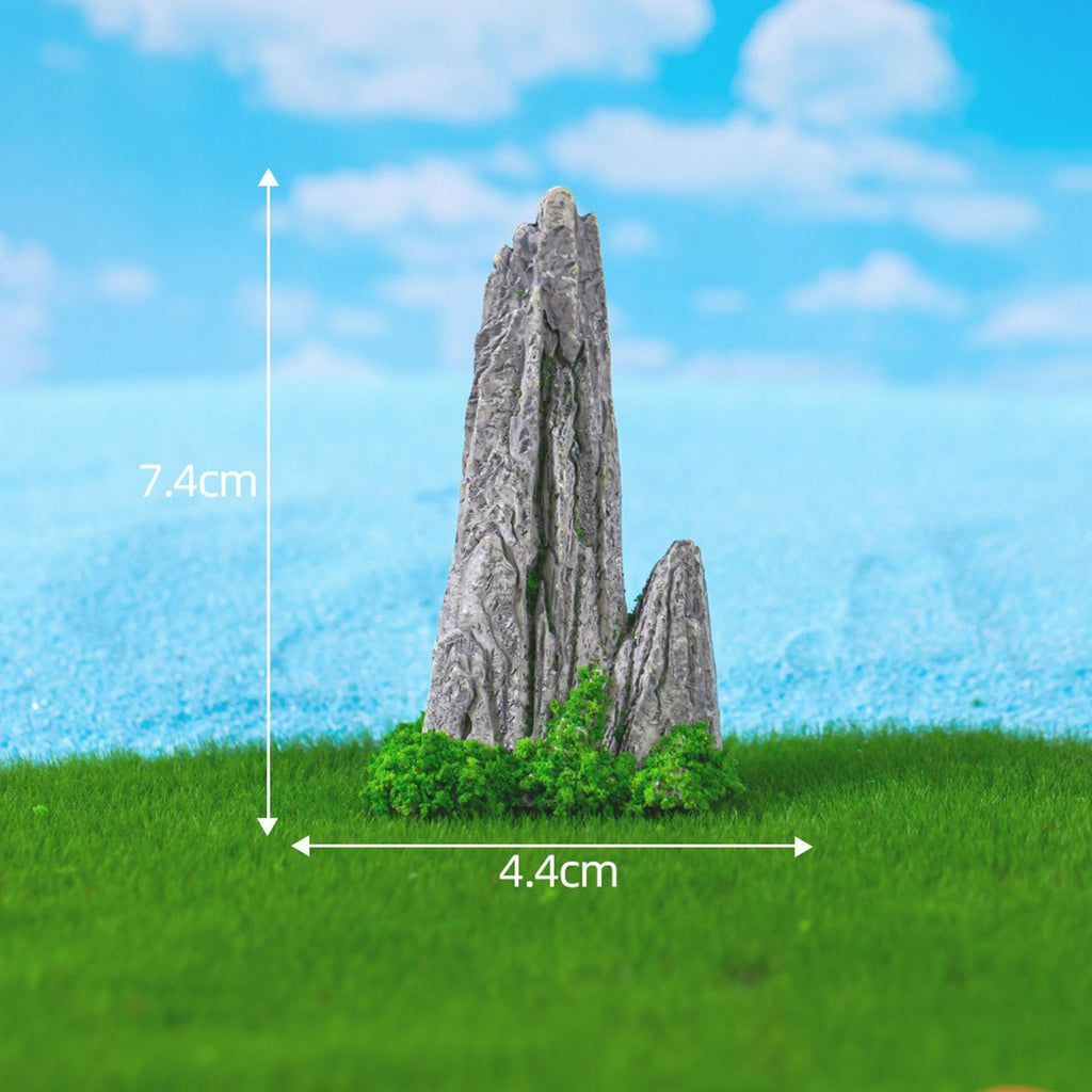 Miniature Mountain Waterfall Set, Fairy Garden Decor for DIY Landscapes
