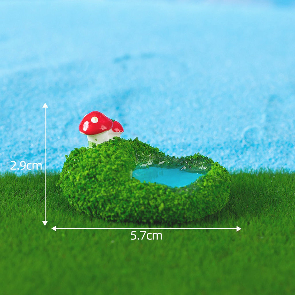 Miniature Mountain Waterfall Set, Fairy Garden Decor for DIY Landscapes
