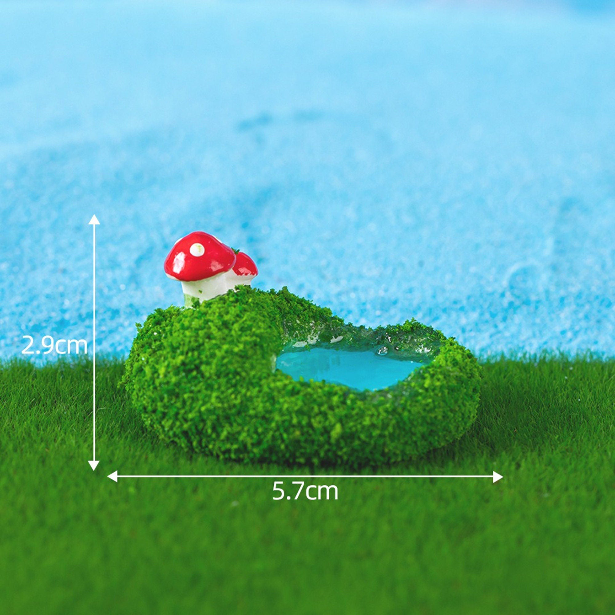 Miniature Mountain Waterfall Set, Fairy Garden Decor for DIY Landscapes