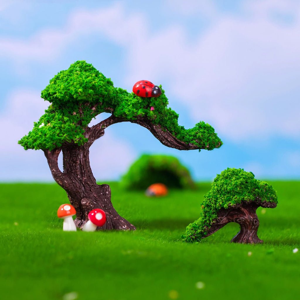 Miniature Artificial Trees for Fairy Gardens and Model Scenes