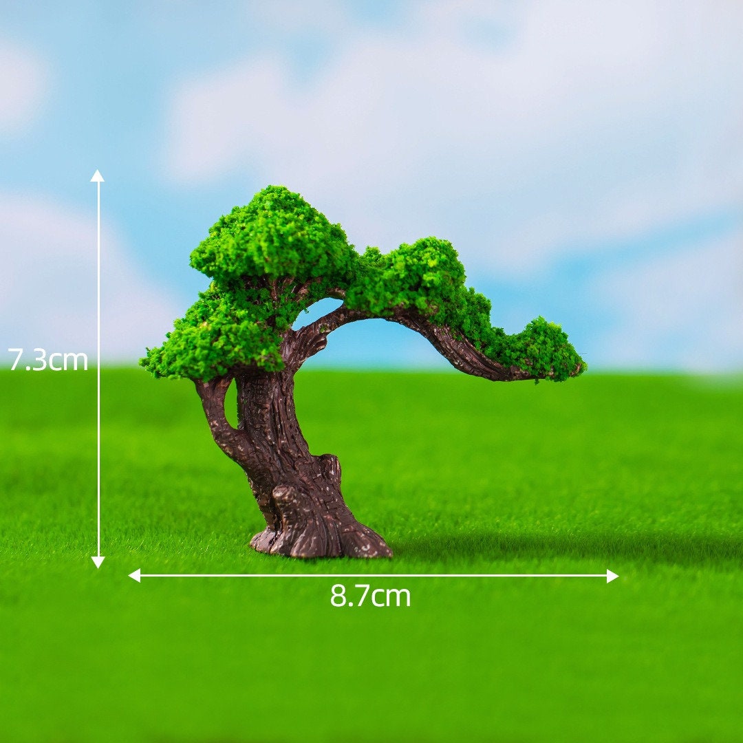 Miniature Artificial Trees for Fairy Gardens and Model Scenes