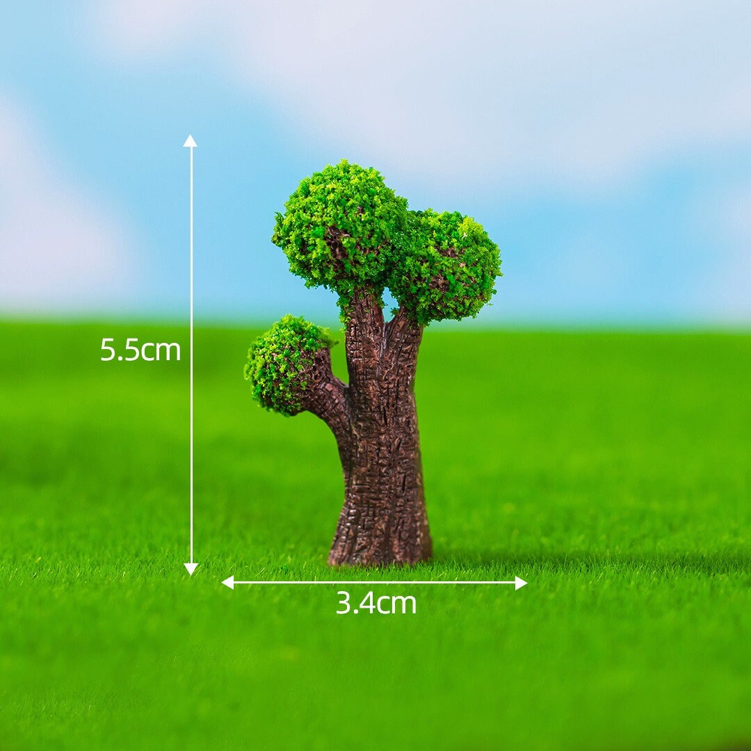 Miniature Artificial Trees for Fairy Gardens and Model Scenes