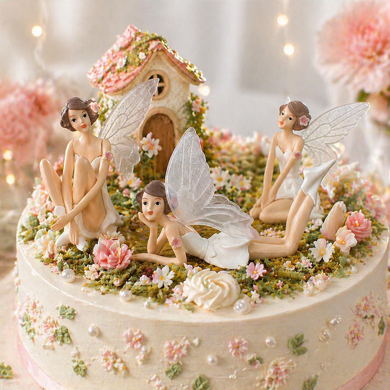 Miniature Fairy Figurine Set, DIY Craft, Garden Decor