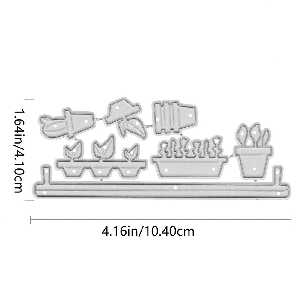 Potted Plants Metal Die Cut for DIY Crafts