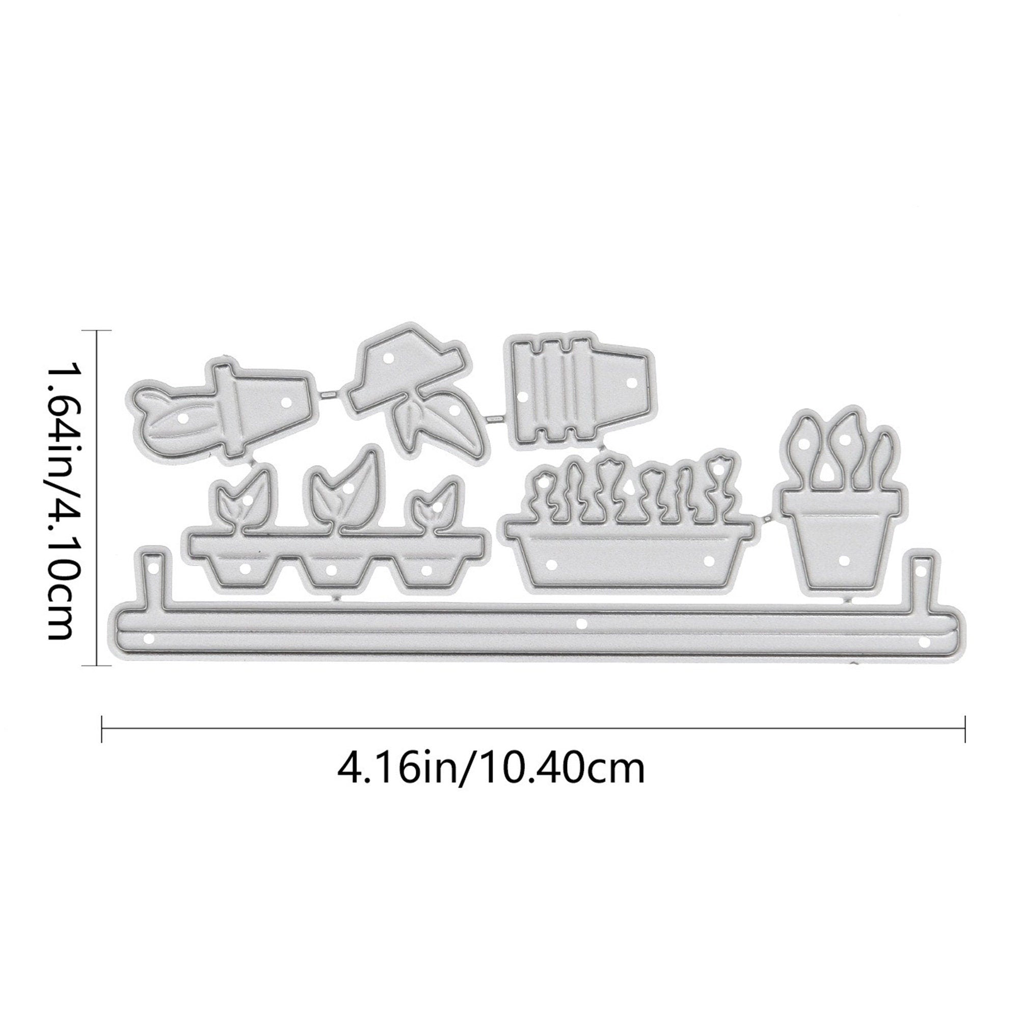 Potted Plants Metal Die Cut for DIY Crafts