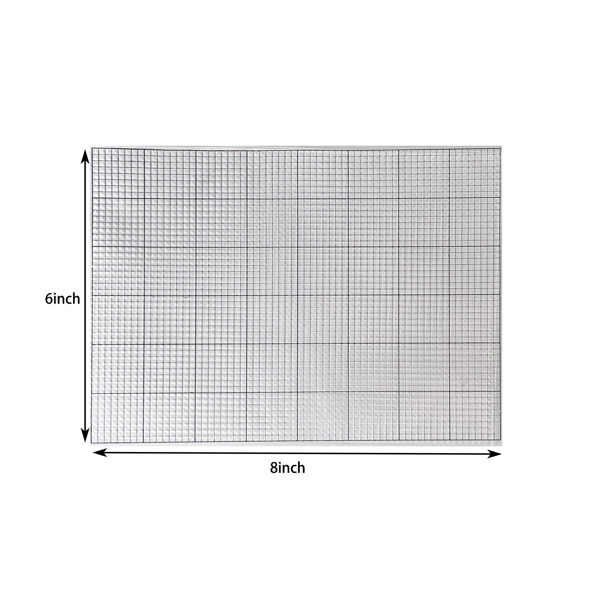 8x6 Sticky Mat, Silicone Stencil Holder for Card Making and Crafts
