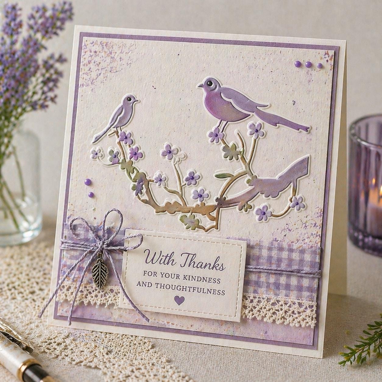 Birds on Branch Embossing Folder for Card Making 105x148mm Embossing Tool