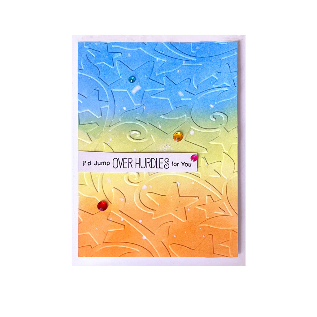 Star & Butterfly Embossing Folder, Card Making (105x148mm)